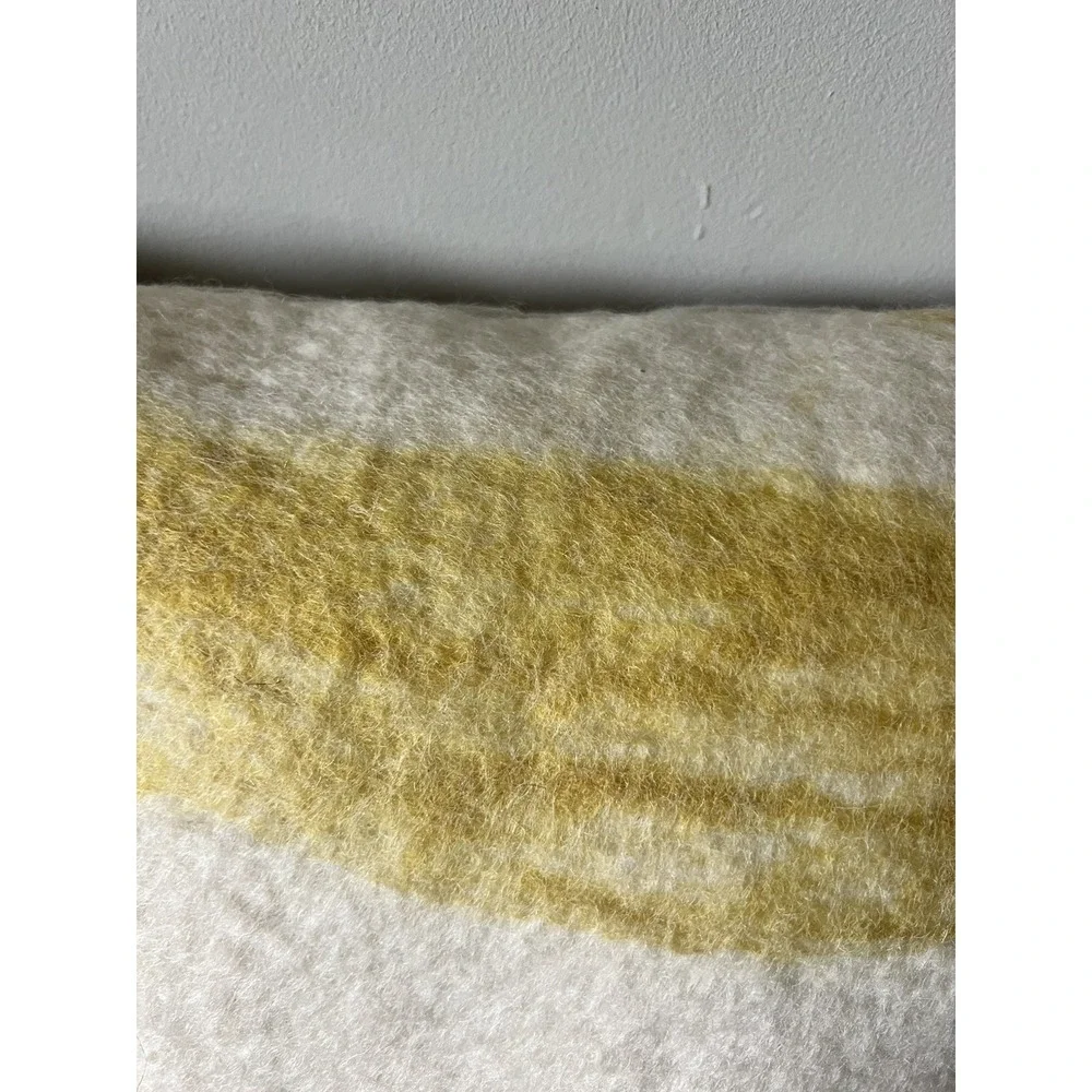 Set Of 2 Yellow Felt Radiating Pillow Cover Only by West Elm Pair 19